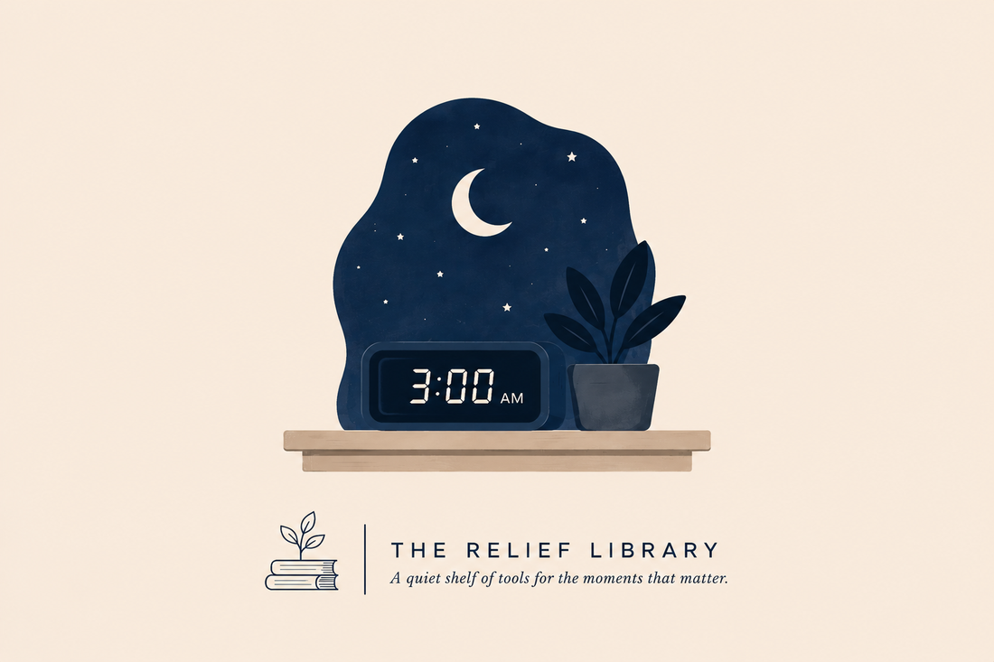 3am clock illustration — The Relief Library