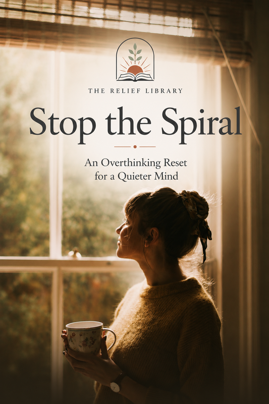 Stop the Spiral — An Overthinking Reset for a Quieter Mind, by The Relief Library